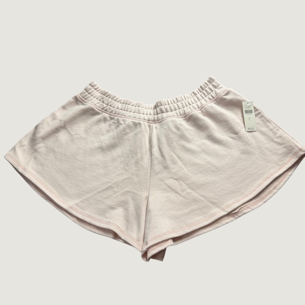 Daily Practice Anthropologie Sweat Shorts L Lounge French Terry Relaxed Mauve